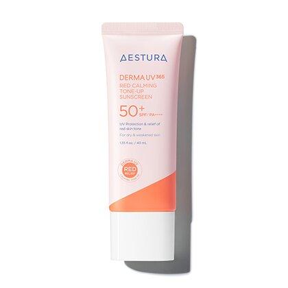 AESTURA Derma UV365 Red Calming Tone-Up Sunscreen 舒緩調色防曬霜 40ml