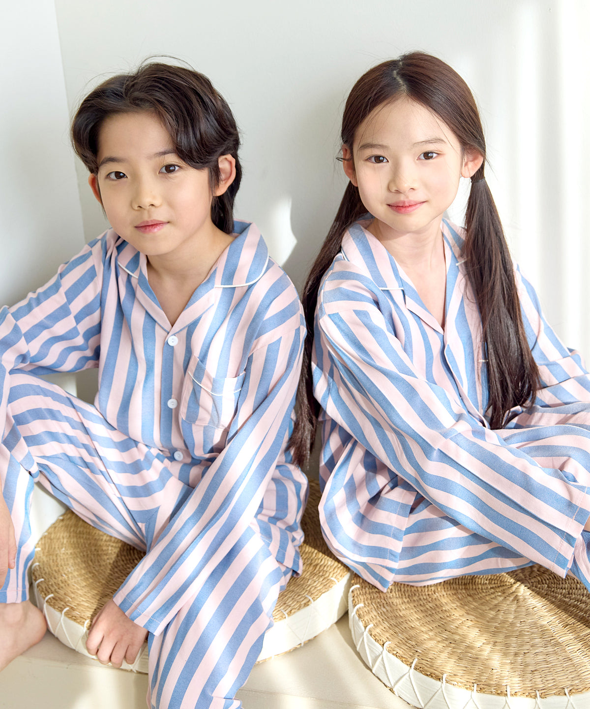 【韓國製】Pinkoko / 핑코코 147 인디핑 長袖 睡衣套裝