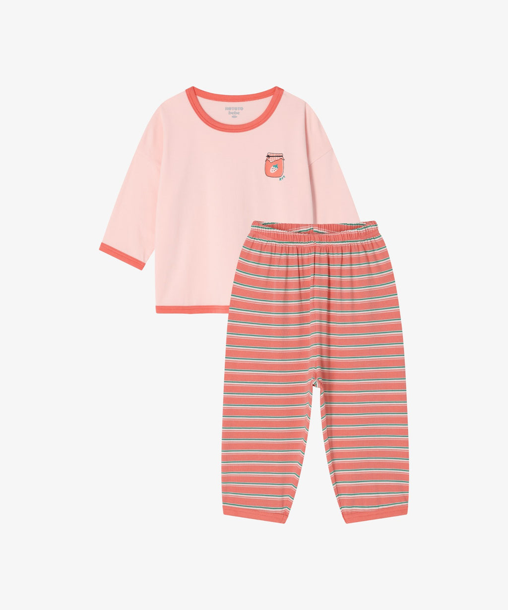 【韓國製】Rototo Bebe / 로토토베베 면모달 포인트 헐랭 家居服 (3 color)