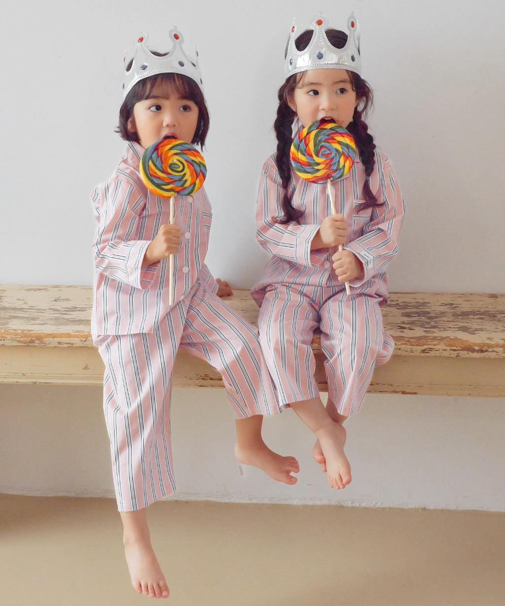 【韓國製】Offhour Kids / 오프아워 키즈 【親子套裝】 璀璨 兒童 長袖睡衣套裝