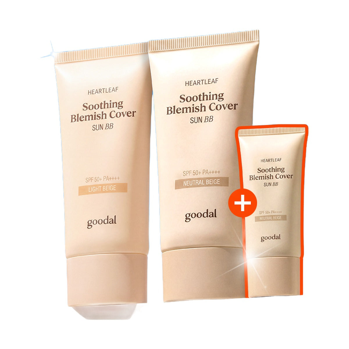 Goodal Heartleaf Calming Blemish Cover Sun BB 魚腥草舒緩遮瑕防曬BB霜 50ml＋25ml（Sanrio 版 Light Beige）
