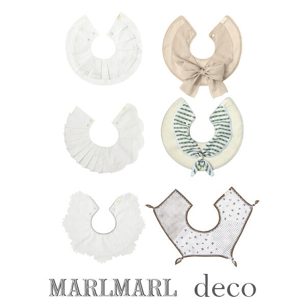 MARLMARL deco 圓領造型口水肩 可選名字刺繡 彌月送禮 8款
