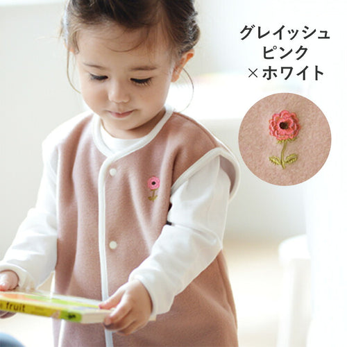 【日本製】kukka ja puu 兒童刷毛睡袋 背心款 前開 0至3歲 送禮 10色
