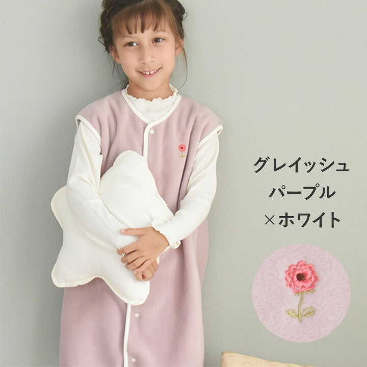 【日本製】kukka ja puu 兒童刷毛睡袋 背心款 前開 0至3歲 送禮 10色