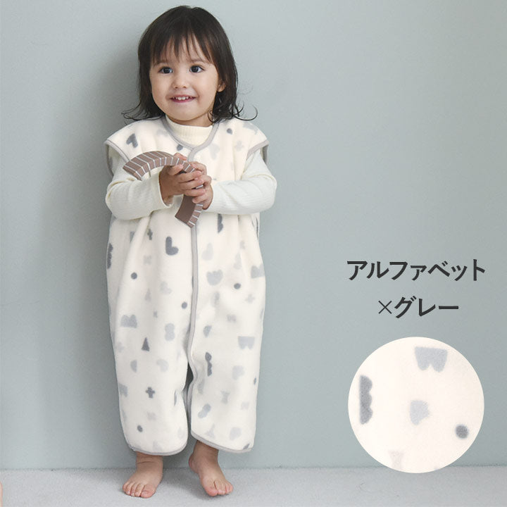 【日本製】kukka ja puu 兒童刷毛睡袋 背心款 前開 0至3歲 送禮 10色