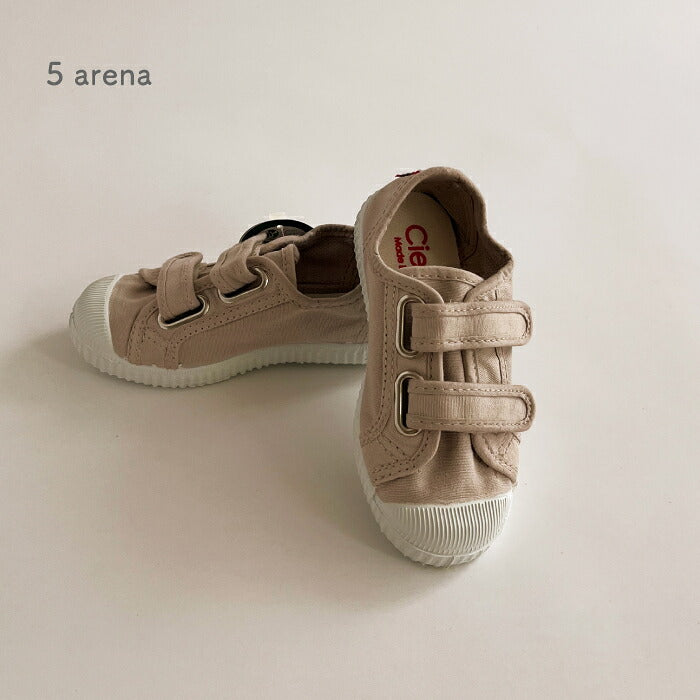 Cienta 有機棉帆布童鞋 雙魔術貼 天然橡膠鞋底 12.5–21cm