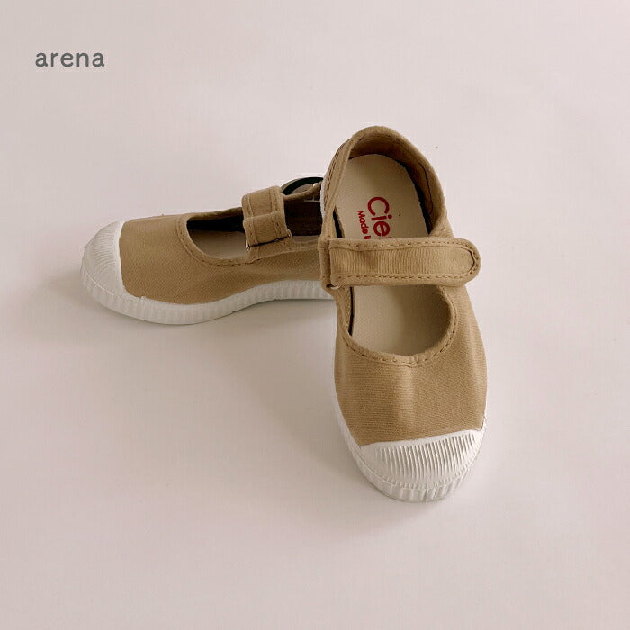 Cienta 有機棉帆布童鞋 單魔術貼 天然橡膠鞋底 12.5–21cm