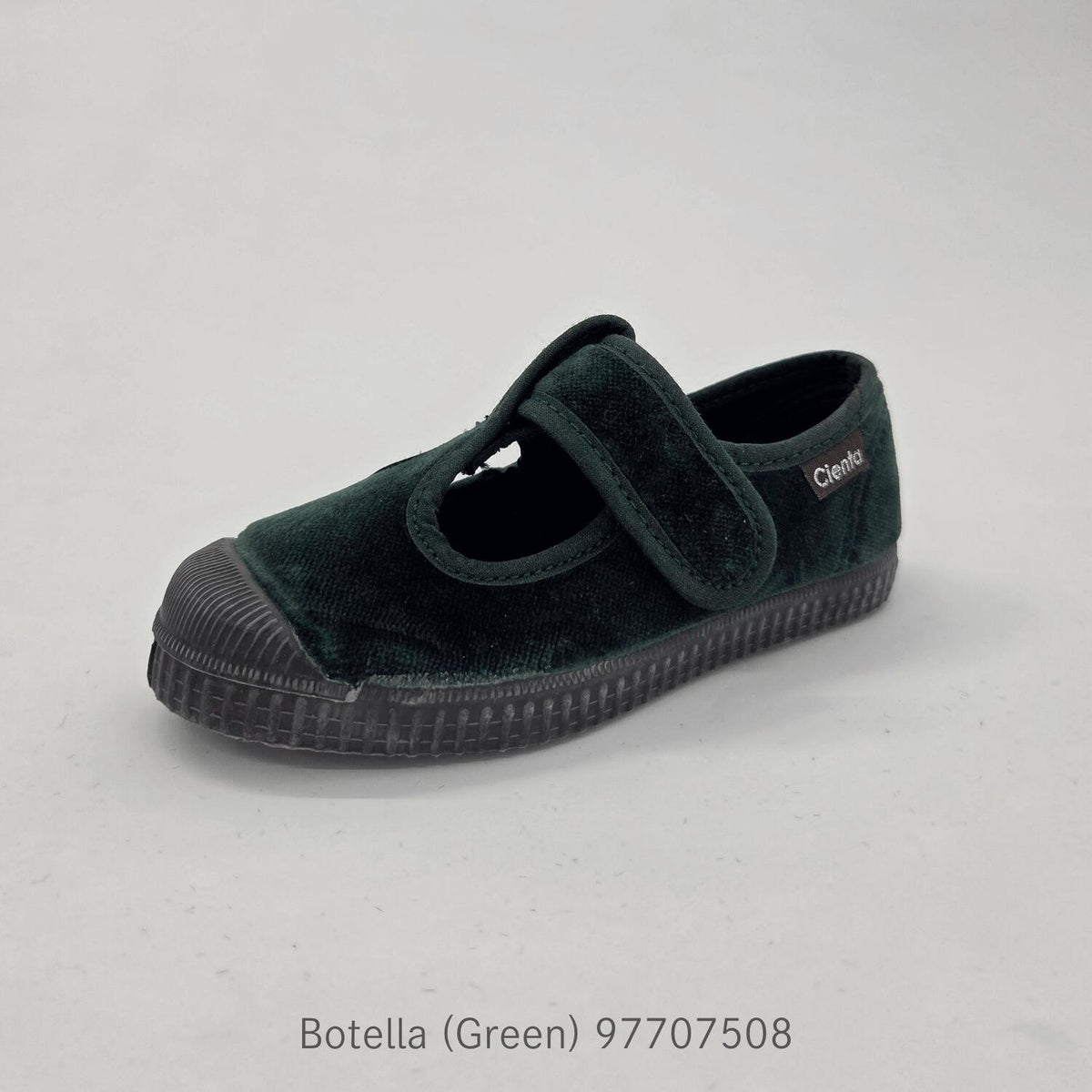 Cienta 絲絨T字帶童鞋 2026秋冬 天然橡膠鞋底 13–21cm