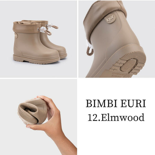 igor BIMBI EURI 兒童水鞋 索繩束口水靴 13–18cm 3色