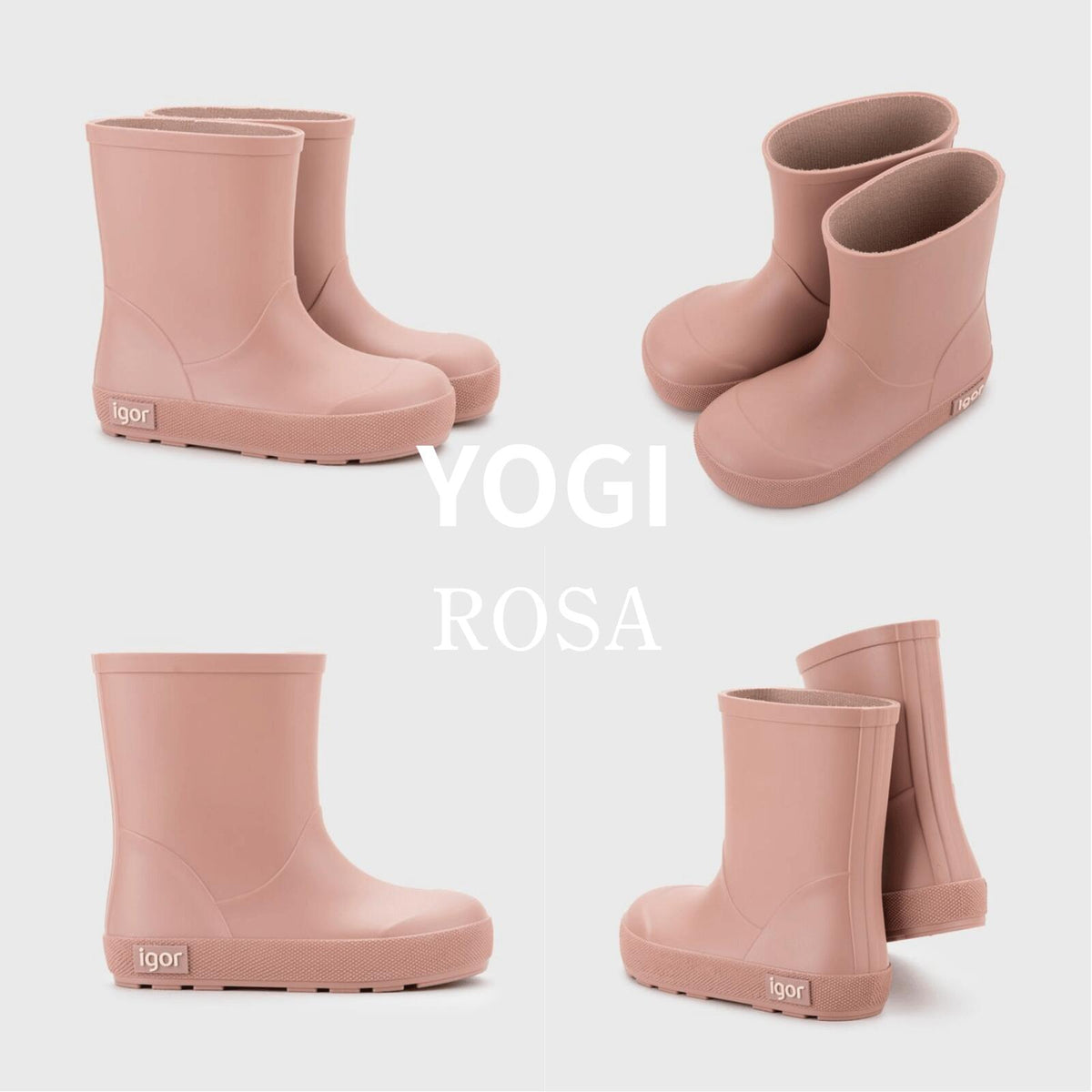 igor YOGI 兒童水鞋 輕量柔軟雨靴 13–19cm 4色