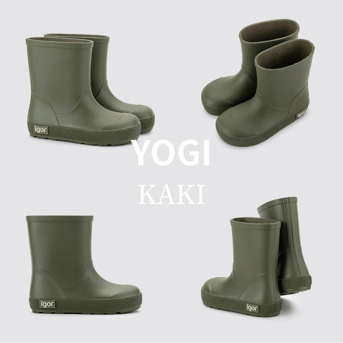 igor YOGI 兒童水鞋 輕量柔軟雨靴 13–19cm 4色
