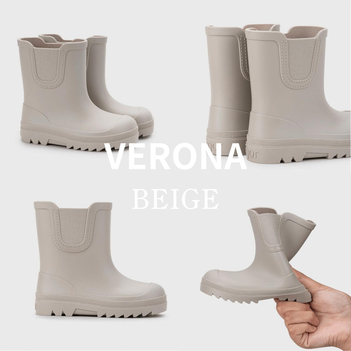 igor VERONA 兒童水鞋 鬆緊布短靴 14–19cm 3色