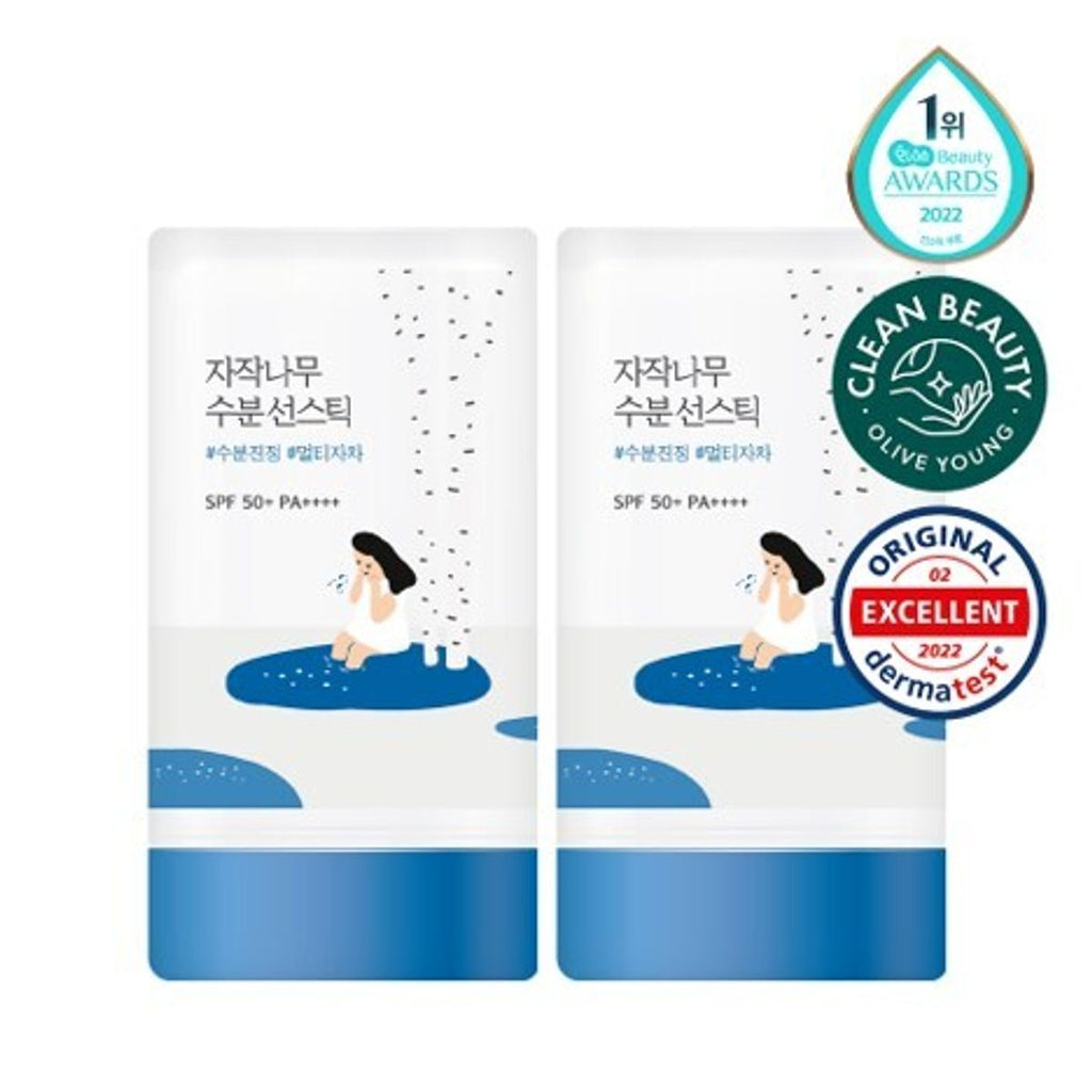 ROUND LAB Birch Juice Moisturizing Sun Stick 樺樹汁保濕防曬棒 19g 雙支裝