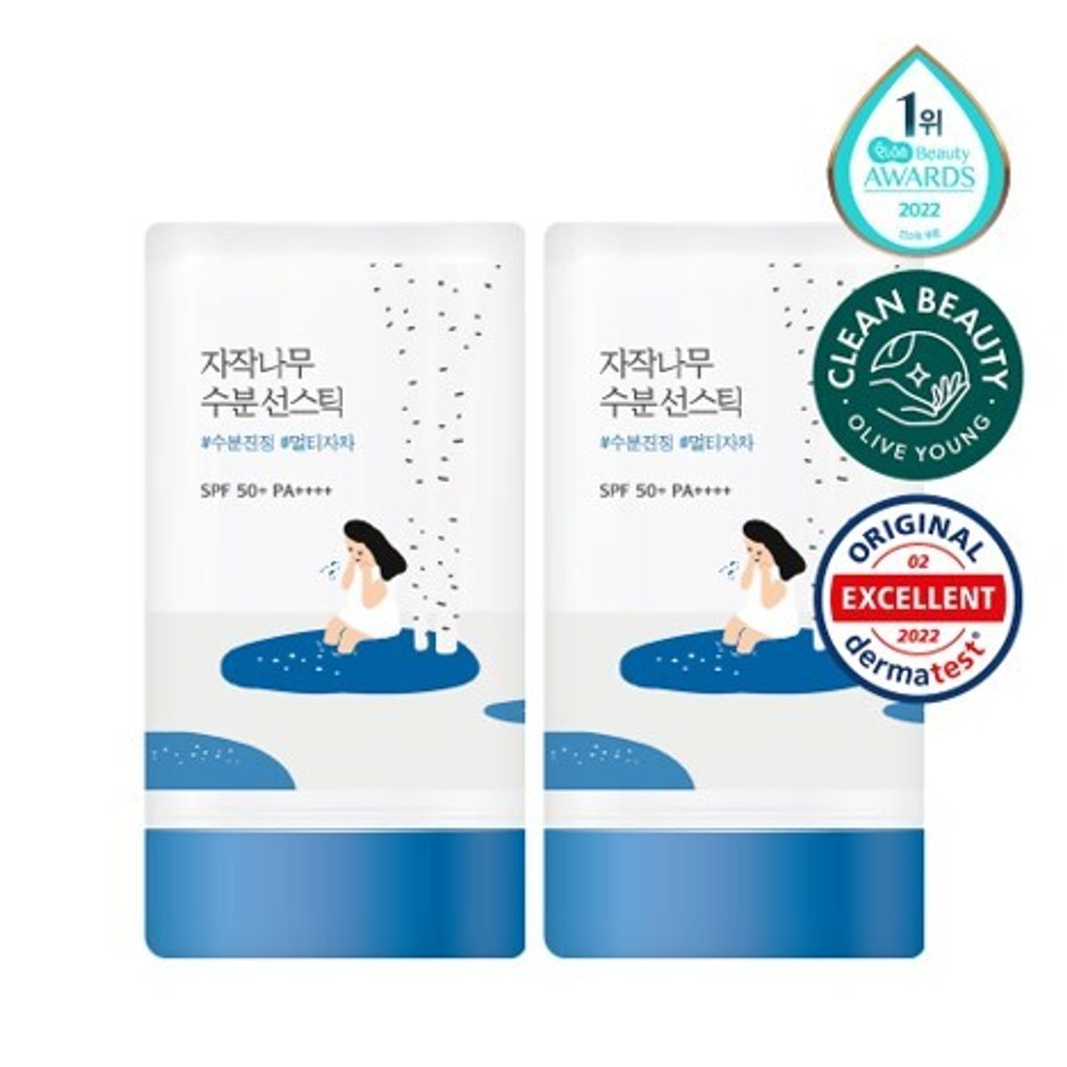 ROUND LAB Birch Juice Moisturizing Sun Stick 樺樹汁保濕防曬棒 19g 雙支裝