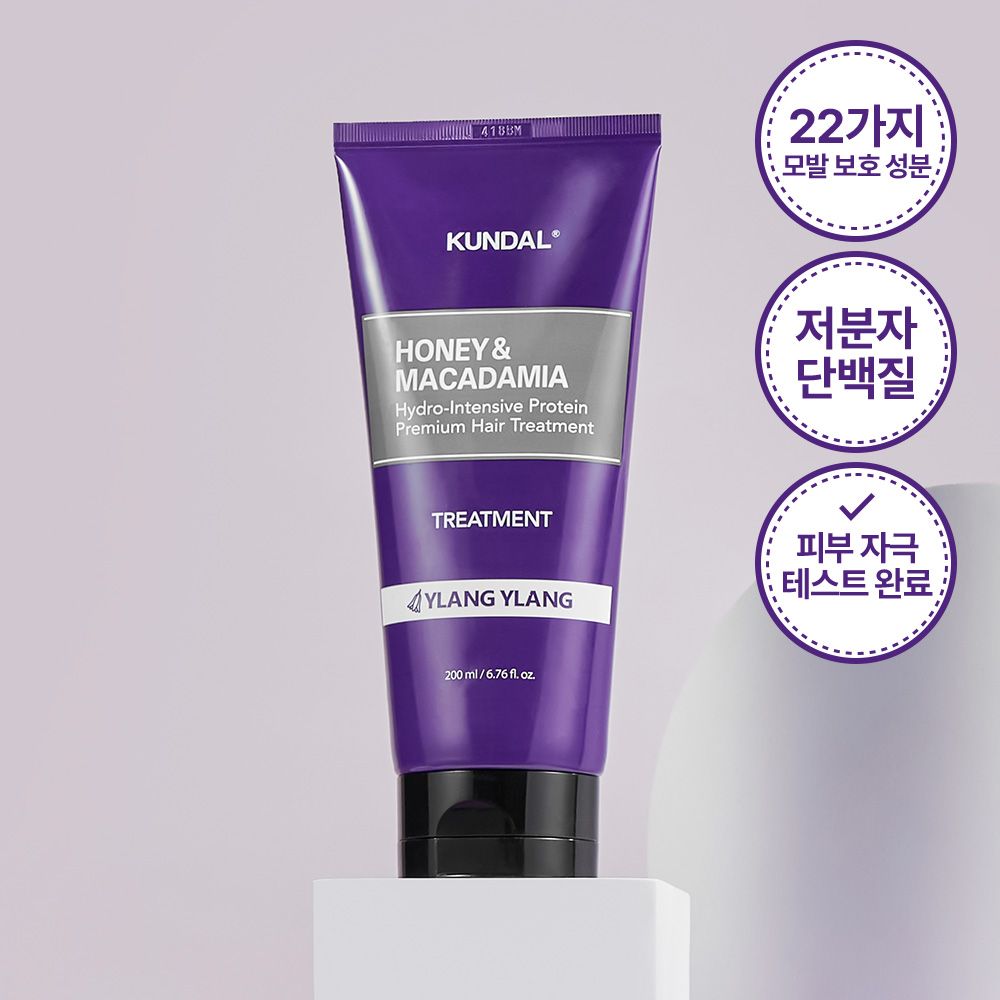 【韓國製】KUNDAL Honey & Makadamia Heeoteuriteumeonteu 護髮素 200ml