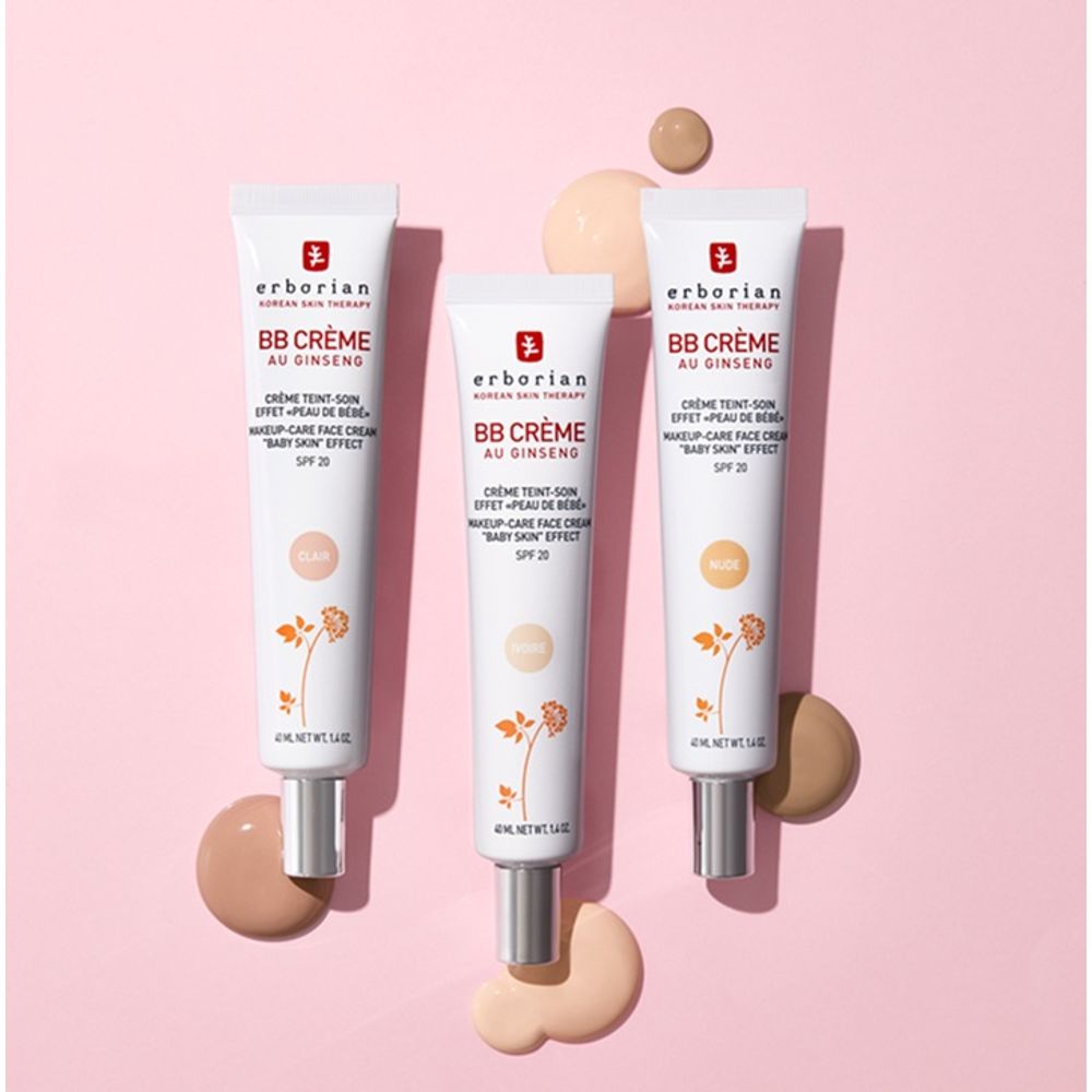 【韓國製】ERBORIAN BB Cream（Ivory / Claire / Nude）BB霜 15ml/40ml