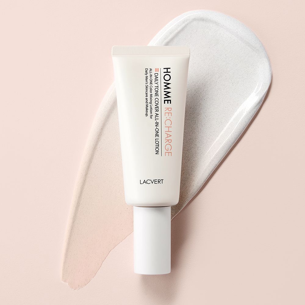 【韓國製】Lacvert Homme Recharge Daily Tone Cover All-in-One Lotion 素顏霜 50ml