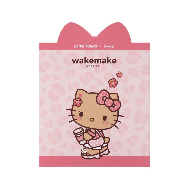 【韓國製】wakemake Leopard Hello Kitty 蜜粉