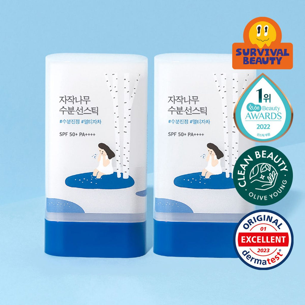 ROUND LAB Birch Juice Moisturizing Sun Stick 樺樹汁保濕防曬棒 19g 雙支裝