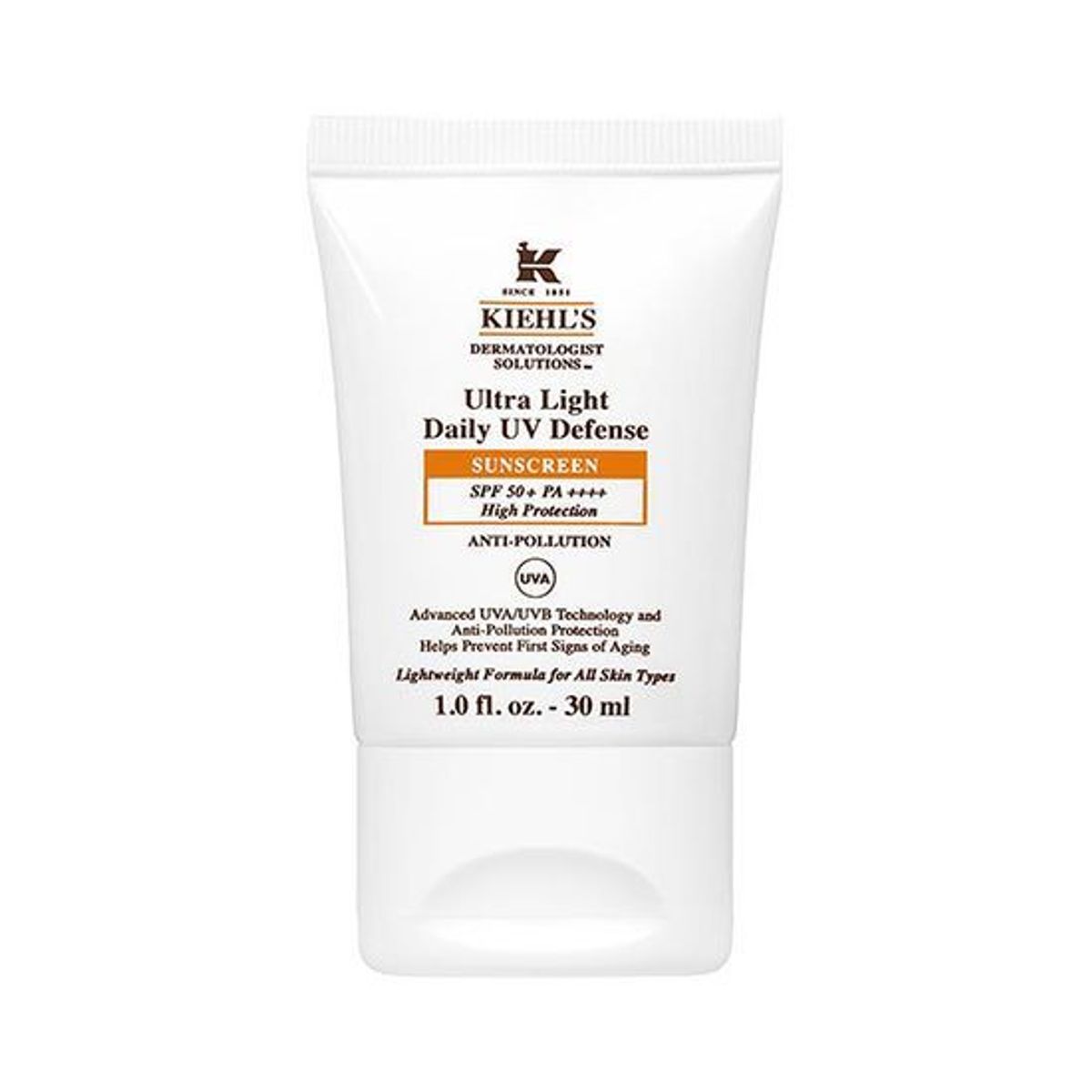 Kiehl's Ultra Light Daily UV Defense Sunscreen 契爾氏 輕透防曬乳