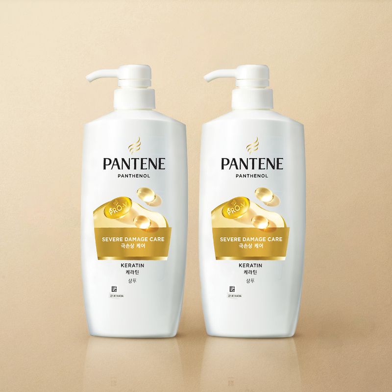 Pantene Shampoo Geugsonsangkeeo / Silkiseumuseukeeo Double 中洗髮露 450ml