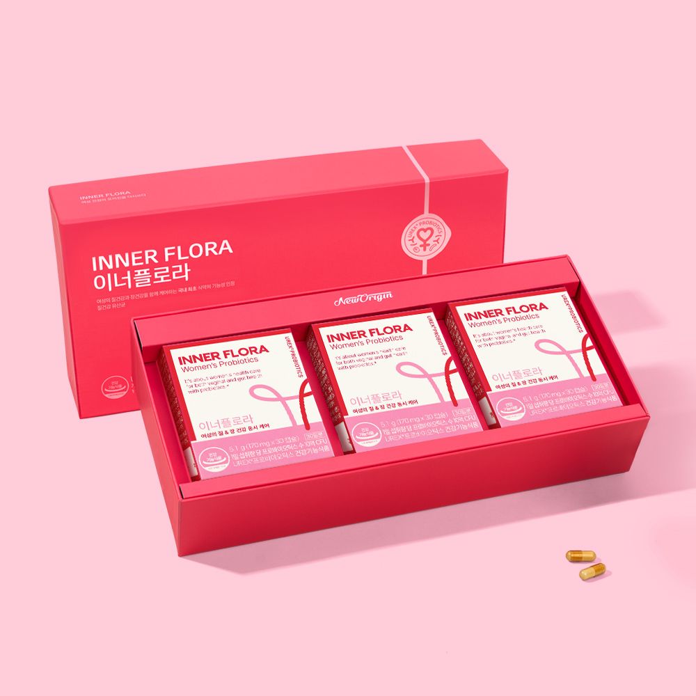 New Origin Inner Flora 女性益生菌 30粒×3盒 禮盒裝（90日份）