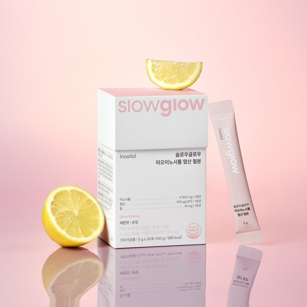 Slowglow 肌醇＋葉酸＋鐵質 30條（1個月份）