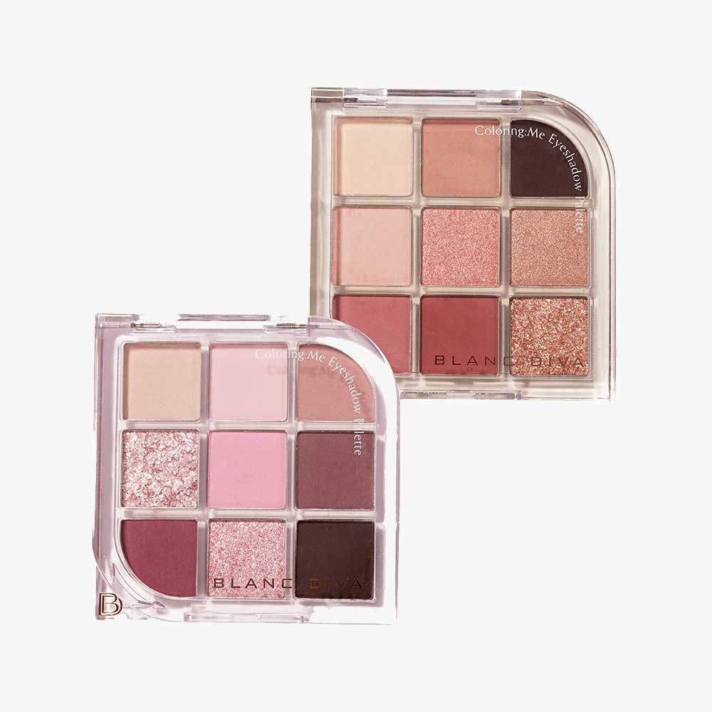 【韓國製】BLANC DIVA Coloring : Me Eyeshadow Palette 9 Gu 眼影盤 7.5g