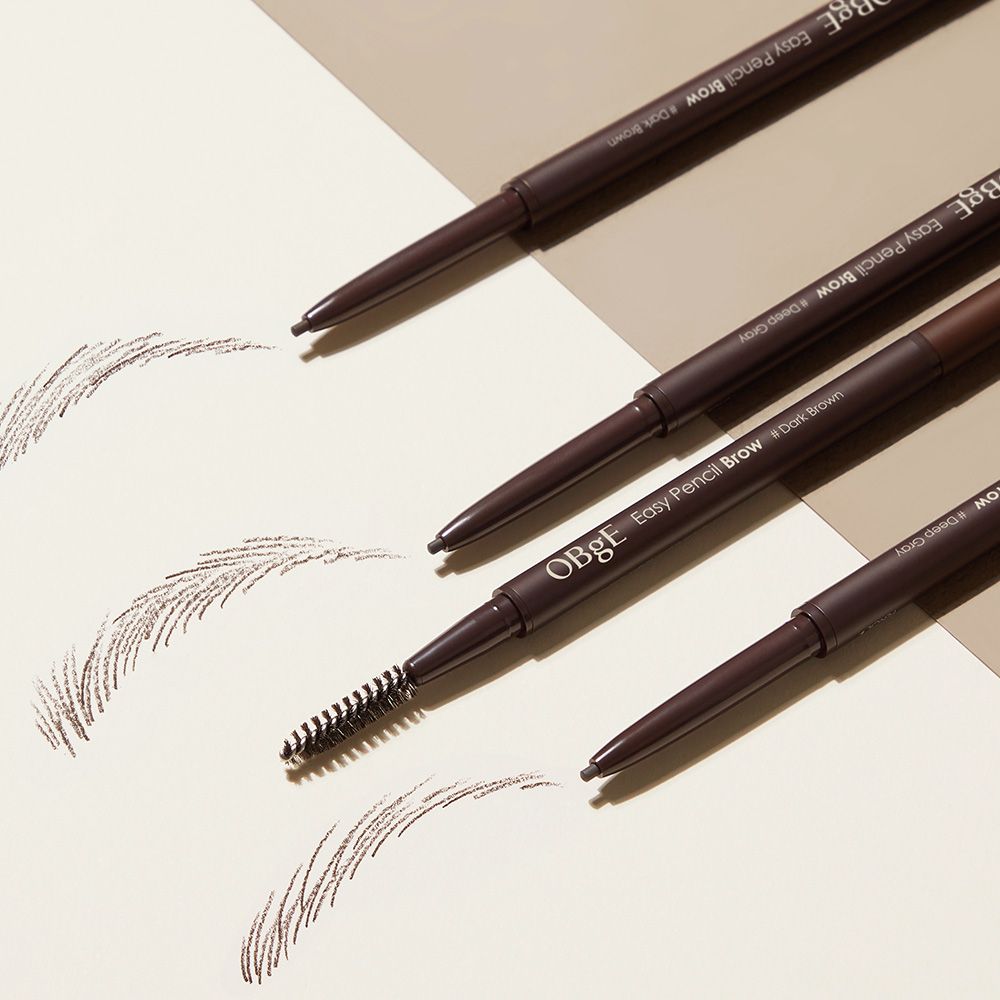 【韓國製】OBGE Easy Pencil（Deep Gray / Dark Brown）眉筆