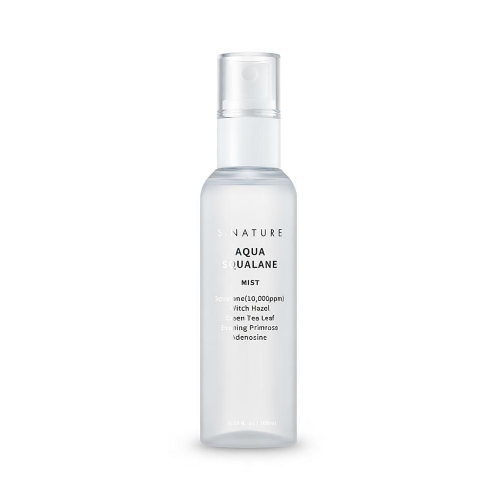 【韓國製】S.NATURE 角鯊烷保濕噴霧 100ml×2｜補濕 鎖水