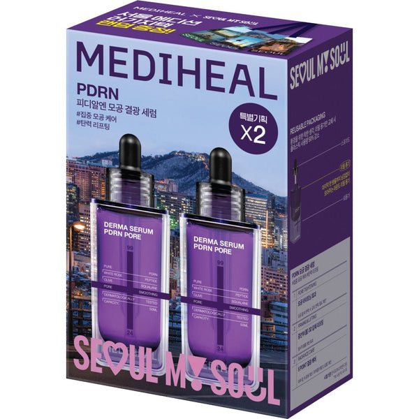 【韓國製】MEDIHEAL 美迪惠爾 PDRN 修護精華 50ml＋50ml（首爾版／Hello Kitty 版）｜修護 彈潤