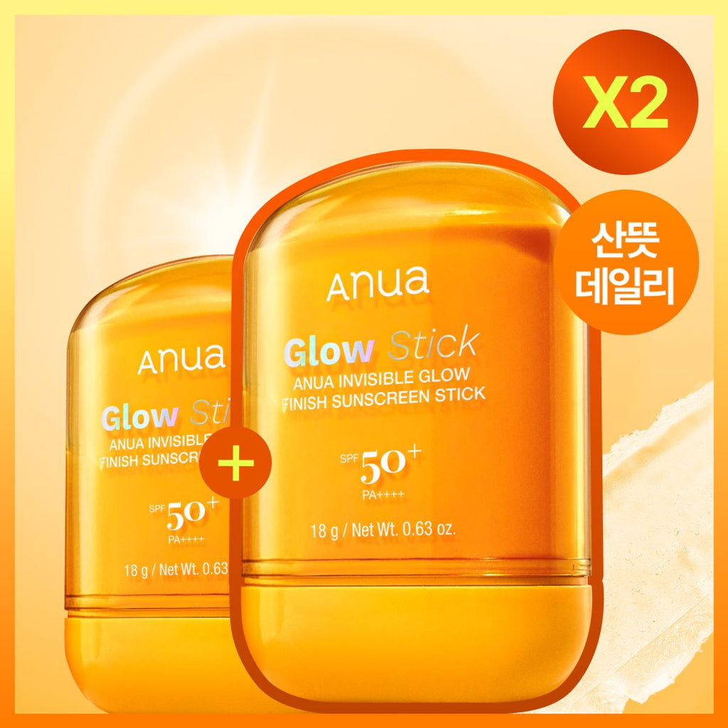 Anua Zero Cast Daily Glow Finish Sun Stick 光澤防曬棒 18g 雙支裝
