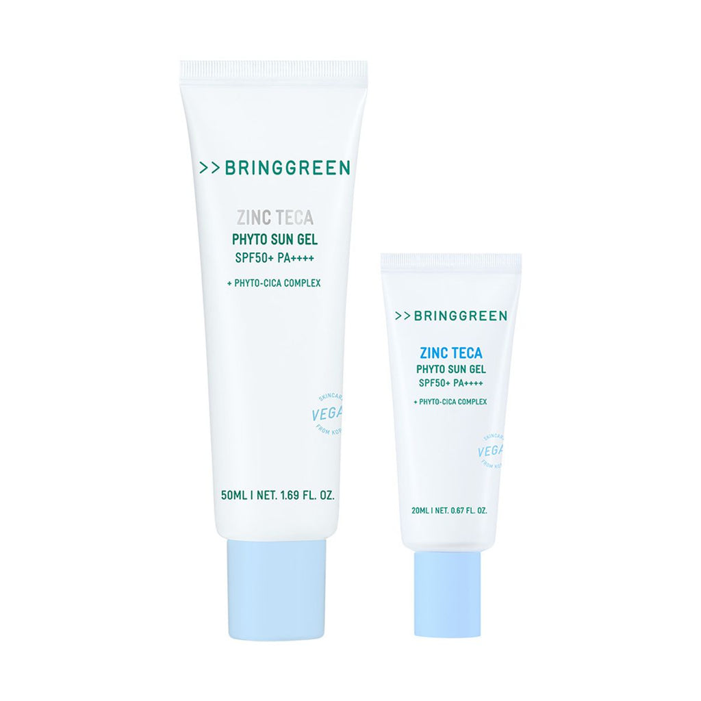 BRING GREEN Zinc Teca Phyto Sun Gel 鋅積雪草防曬啫喱 50ml＋20ml（Pokémon 版＋鎖匙扣）