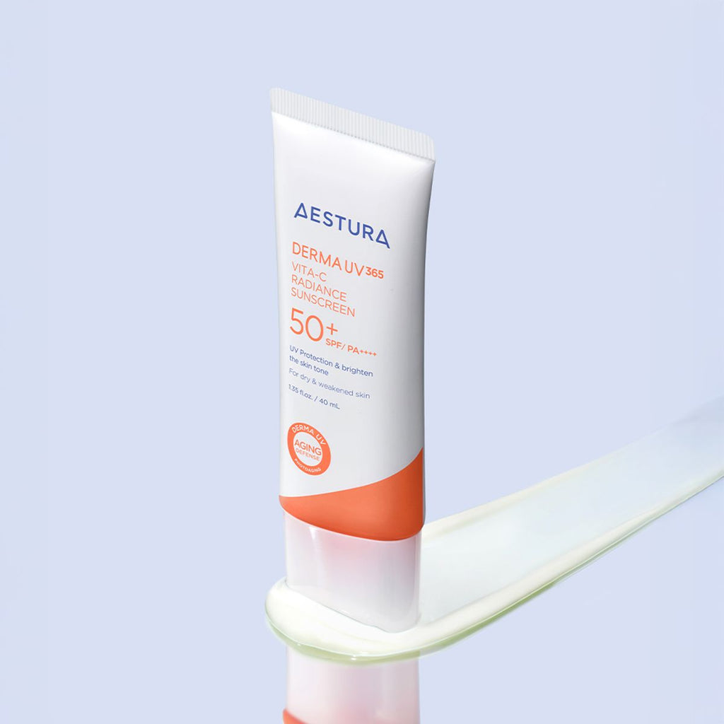 AESTURA Derma UV365 Vita-C Radiance Sunscreen 維他命C光澤保濕防曬霜 40ml（＋20ml）