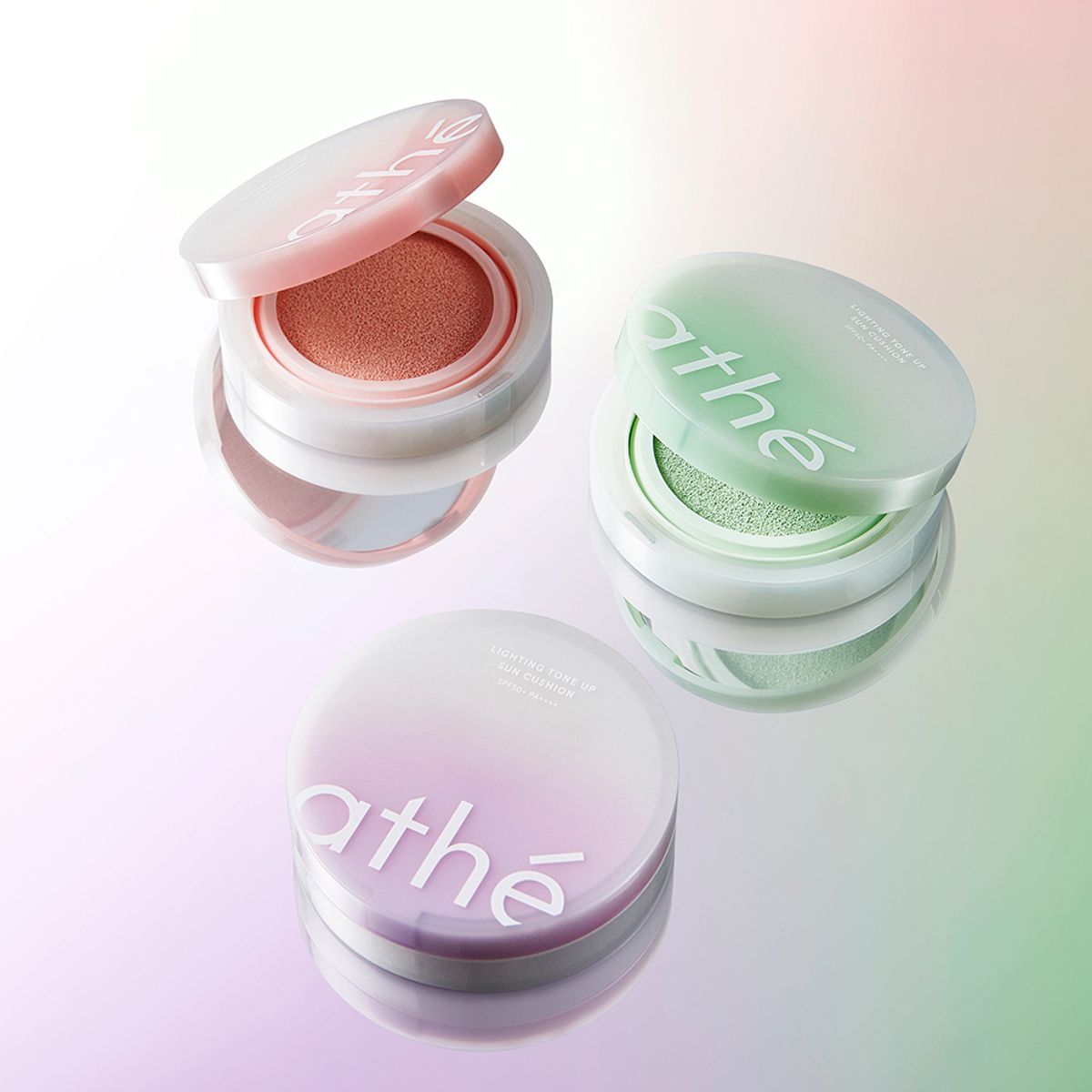 athe Tone-Up Sun Cushion SPF50+ 調色防曬氣墊（Pompompurin 版＋粉撲）