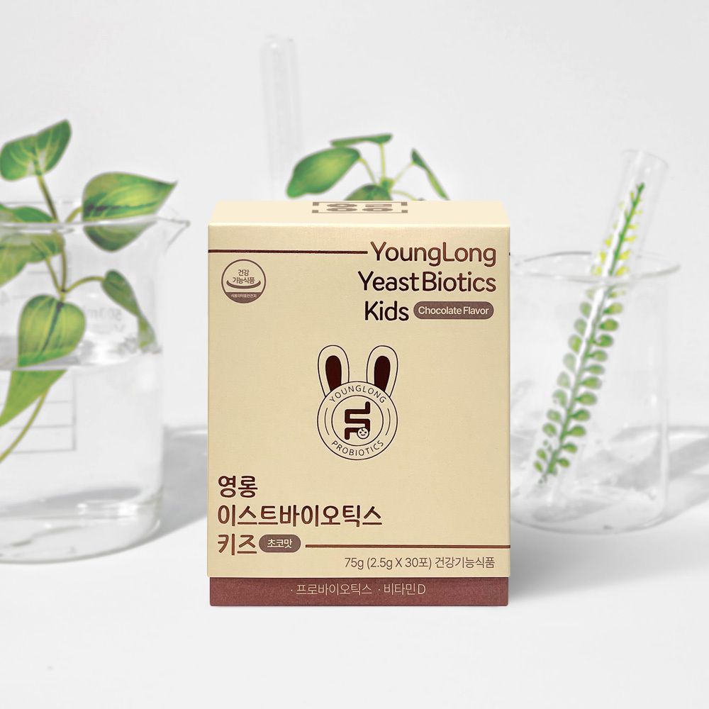 YOUNG LONG 兒童酵母益生菌粉 朱古力味 30條（1個月份）