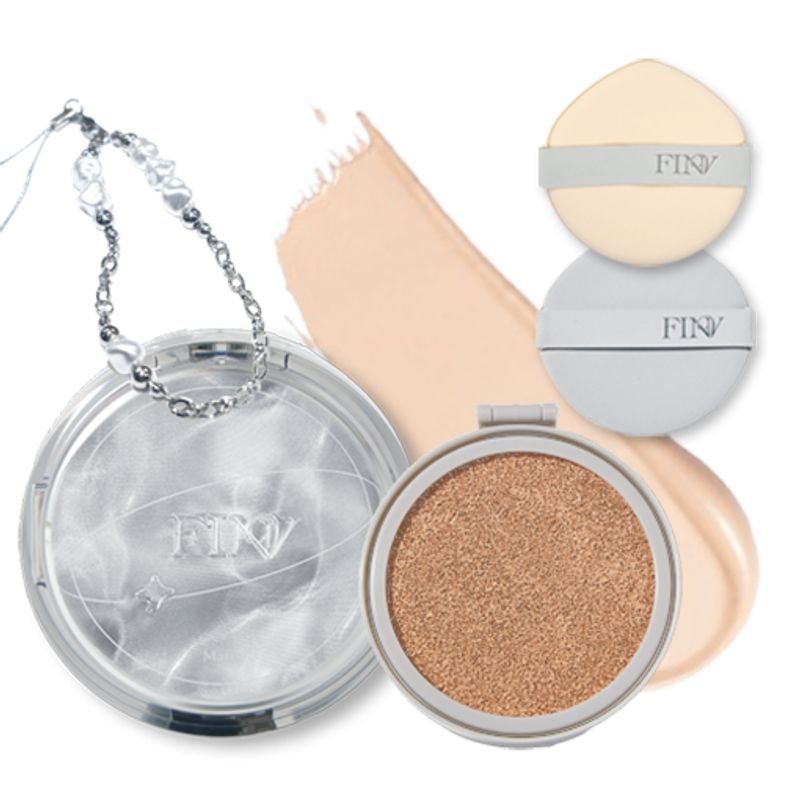 【韓國製】FINV Smoky Crystal Matte（附補充裝）氣墊粉底