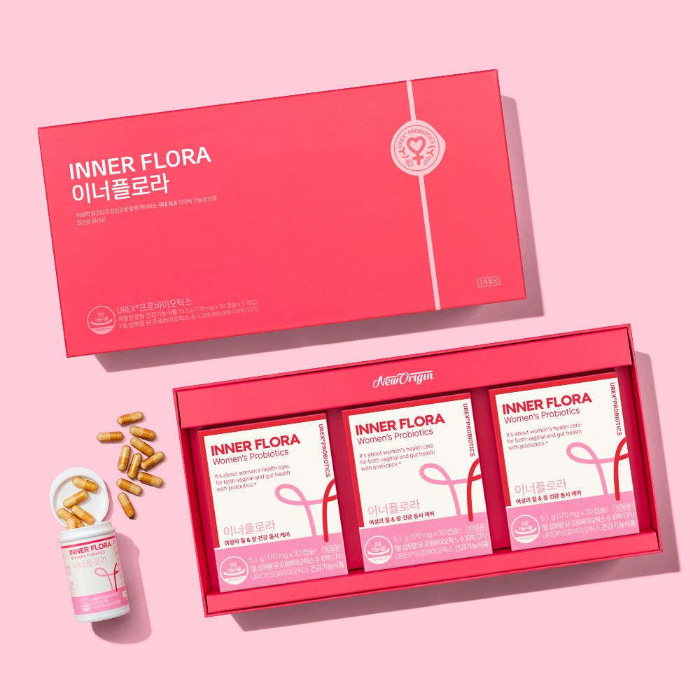 New Origin Inner Flora 女性益生菌 30粒×3盒 禮盒裝（90日份）