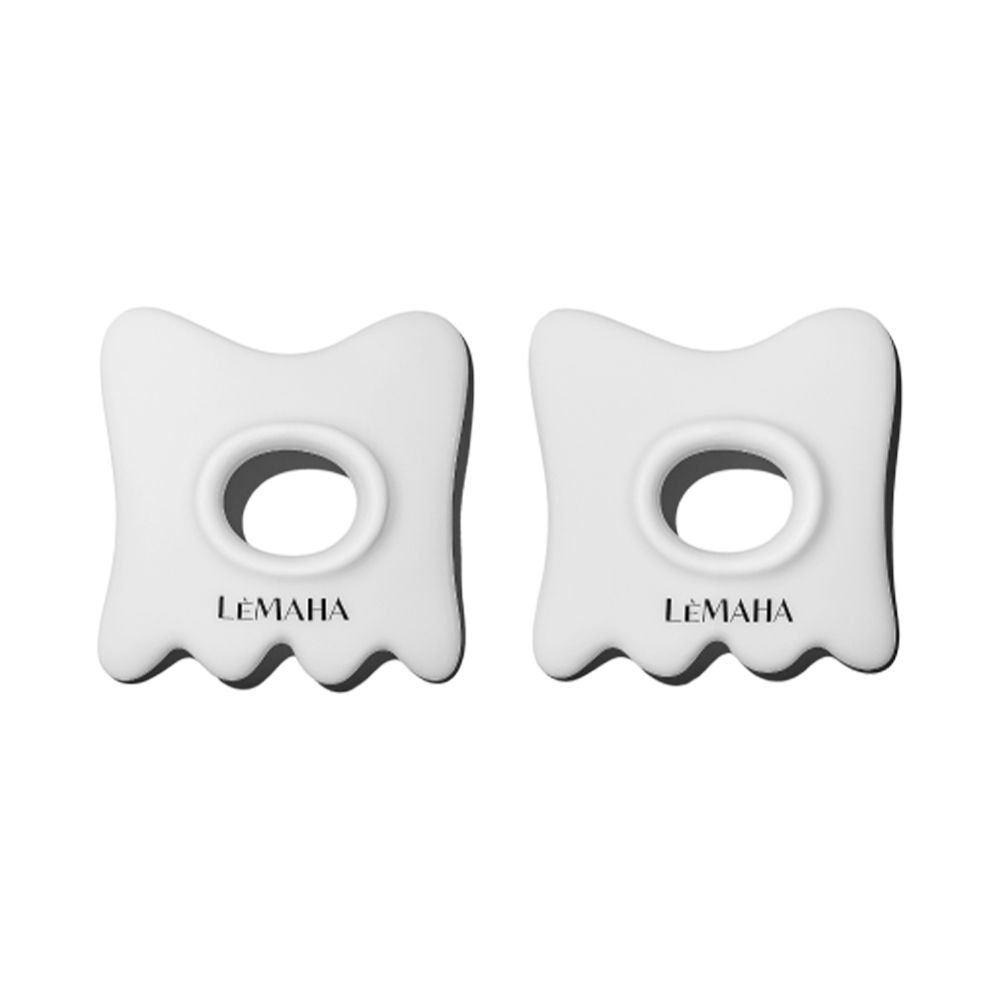 【韓國製】LEMAHA 陶瓷指環刮痧板 2件裝｜面部 頸部按摩