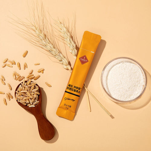 【韓國製】GrainOn Gold KAMUT® 卡姆小麥發酵酵素粉 3g 條裝｜穀物發酵 獨立包裝