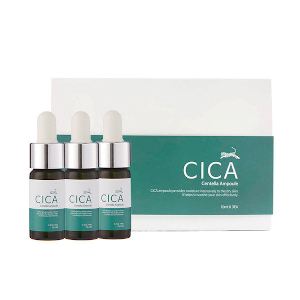 Cellbn 積雪草草本安瓶套裝 CICA Centella Ampoule 10ml x 3