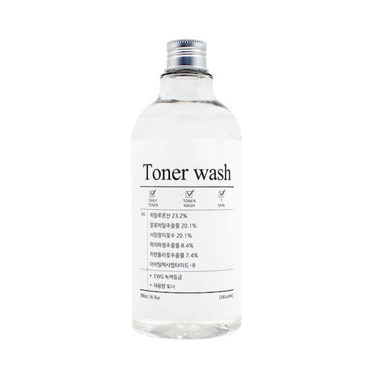 Cellbn 溫和爽膚水 Toner Wash 500ml 大容量化妝水